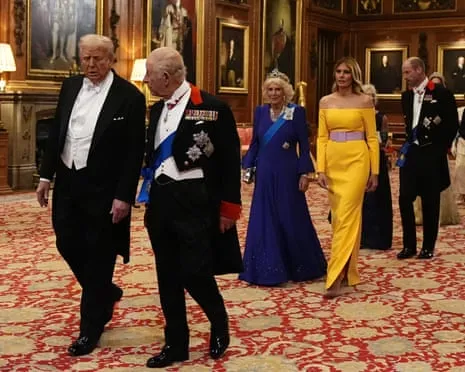 The Royal Family Deploy Red Carpet Amid Demonstrations; Kimmel Pulled From Air Over Kirk Remarks