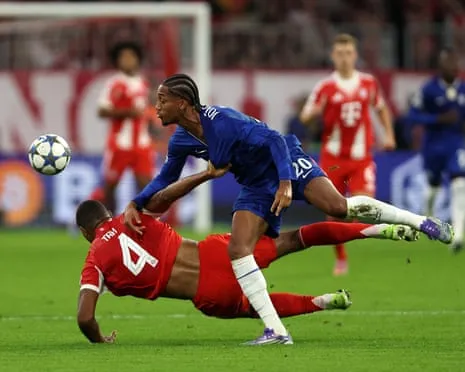 The Blues' boss explodes when the German giants defender Jonathan Tah avoids dismissal in Champions League loss